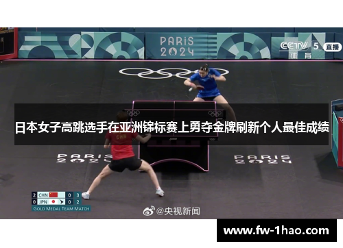 日本女子高跳选手在亚洲锦标赛上勇夺金牌刷新个人最佳成绩 日本女子高跳选手在亚洲锦标赛上勇夺金牌刷新个人最佳成绩